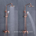Household Gold Wall Mounted Shower Faucet Set